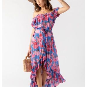 Tiare Hawaii Rivera Maxi dress one size nwt rio blue dress